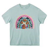 Arona easter cross daisy egg rainbow Heavy Core Tee - Artiststas