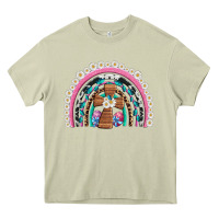 Mossy easter cross daisy egg rainbow Heavy Core Tee - Artiststas