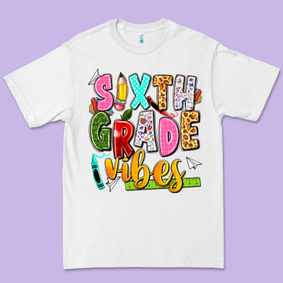 Sixth Grade Vibes Premium Tee Designed By Texasbilliewilder