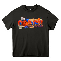 Asphalt basketball coach Heavy Core Tee - texasbilliewilder