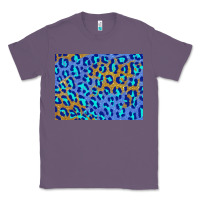 Lavender leopard background turquoise and gold 3200x2400 Classic Tee - AdoDesignShop