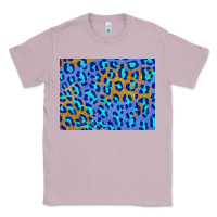 Lilac leopard background turquoise and gold 3200x2400 Classic Tee - AdoDesignShop