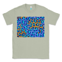 Matcha leopard background turquoise and gold 3200x2400 Classic Tee - AdoDesignShop