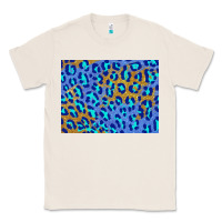 Natural leopard background turquoise and gold 3200x2400 Classic Tee - AdoDesignShop