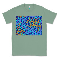 Sage leopard background turquoise and gold 3200x2400 Classic Tee - AdoDesignShop