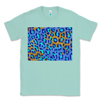 Seafoam leopard background turquoise and gold 3200x2400 Classic Tee - AdoDesignShop