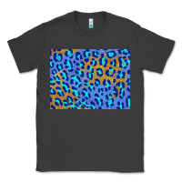 Smoke leopard background turquoise and gold 3200x2400 Classic Tee - AdoDesignShop