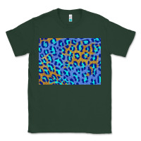 Leopard Background Turquoise And Gold 3200x2400 Classic Tee | Teevron