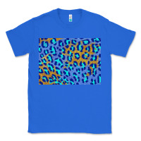 True Royal leopard background turquoise and gold 3200x2400 Classic Tee - AdoDesignShop