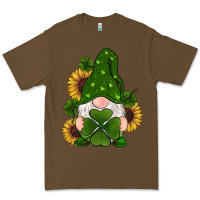 Cacao st patricks day shamrock gnomes  sunflowers Premium Tee - RanaPortraitStore