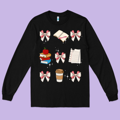 Teacher Long Sleeve Tee Designed By Jahusdesignshop