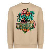 Mushroom jesus is my anchor Heavyweight Sweatshirt - Jasminsmagicworld