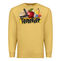 Antique Gold teacher Premium Sweatshirt - Artiststas