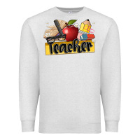 Oatmeal Heather teacher Premium Sweatshirt - Artiststas