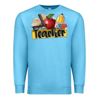 Ocean Blue teacher Premium Sweatshirt - Artiststas
