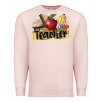 Pale Pink teacher Premium Sweatshirt - Artiststas