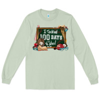 Matcha I tacked 100 days school Baseball Long Sleeve Tee - NancyCooperArtShop