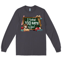 Smoke I tacked 100 days school Baseball Long Sleeve Tee - NancyCooperArtShop