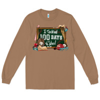 Toasted Coconut I tacked 100 days school Baseball Long Sleeve Tee - NancyCooperArtShop