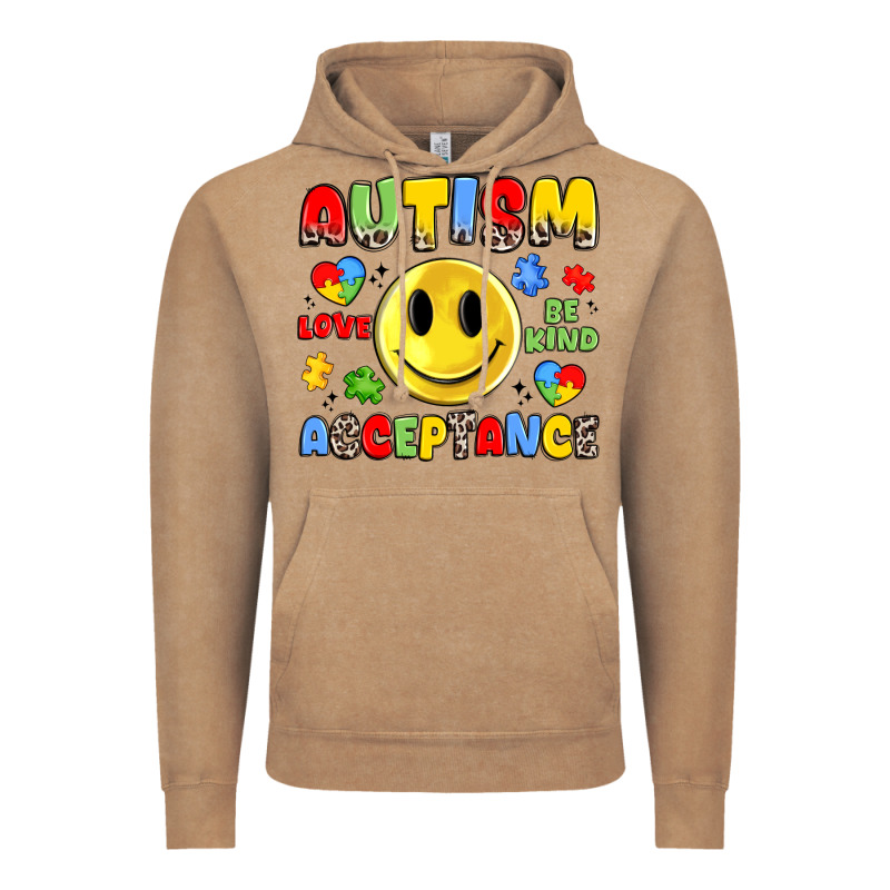 Autism Acceptance Vintage Hoodie by JahusDesignShop | Teevron