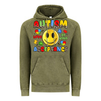Vintage Olive autism acceptance Vintage Hoodie - JahusDesignShop