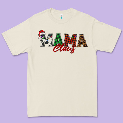 Mama Claus Premium Tee Designed By Barkaloodesign
