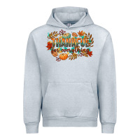 Heather Grey thankful for everything Urban Hoodie - CowGirlArtShop