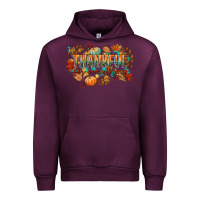 Mauve Wine thankful for everything Urban Hoodie - CowGirlArtShop