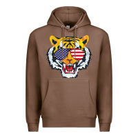 Chestnut America Merica Tiger Premium Hoodie - Bettercallsaul