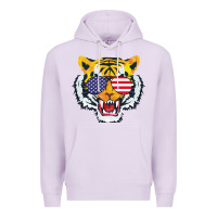 Lilac America Merica Tiger Premium Hoodie - Bettercallsaul