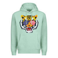 Seafoam America Merica Tiger Premium Hoodie - Bettercallsaul