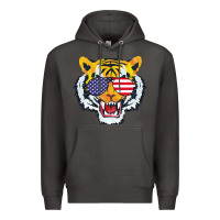 Smoke America Merica Tiger Premium Hoodie - Bettercallsaul