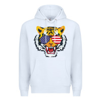 White America Merica Tiger Premium Hoodie - Bettercallsaul