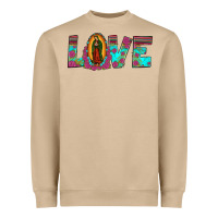 Mushroom love our lady of guadalupe Heavyweight Sweatshirt - JahusDesignShop
