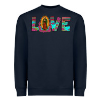 Navy love our lady of guadalupe Heavyweight Sweatshirt - JahusDesignShop
