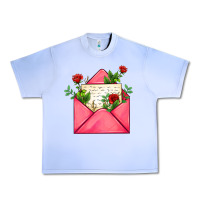 Grape Ice pink letter Urban Heavy Tee - AdoDesignShop