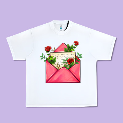Pink Letter Urban Heavy Tee Designed By Adodesignshop