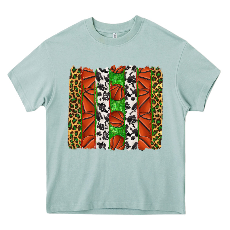 Basketball Brush Strokes Heavy Core Tee by texasbilliewilder | Teevron
