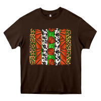 Chocolate Brown basketball brush strokes Heavy Core Tee - texasbilliewilder