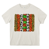 Cream basketball brush strokes Heavy Core Tee - texasbilliewilder