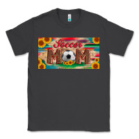 Smoke soccer mom with ball and sunflower and serape licanse plate Classic Tee - Artiststas
