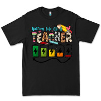 Black battery life of a teacher Premium Tee - Zillion Design Studio
