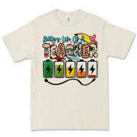 Battery Life Of A Teacher Premium Tee | Teevron