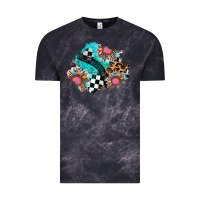 Cloud Black race sunflower patches Vintage Tee - AdoDesignShop