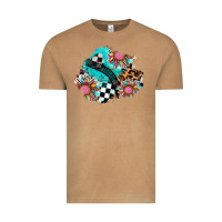 Vintage Camel race sunflower patches Vintage Tee - AdoDesignShop