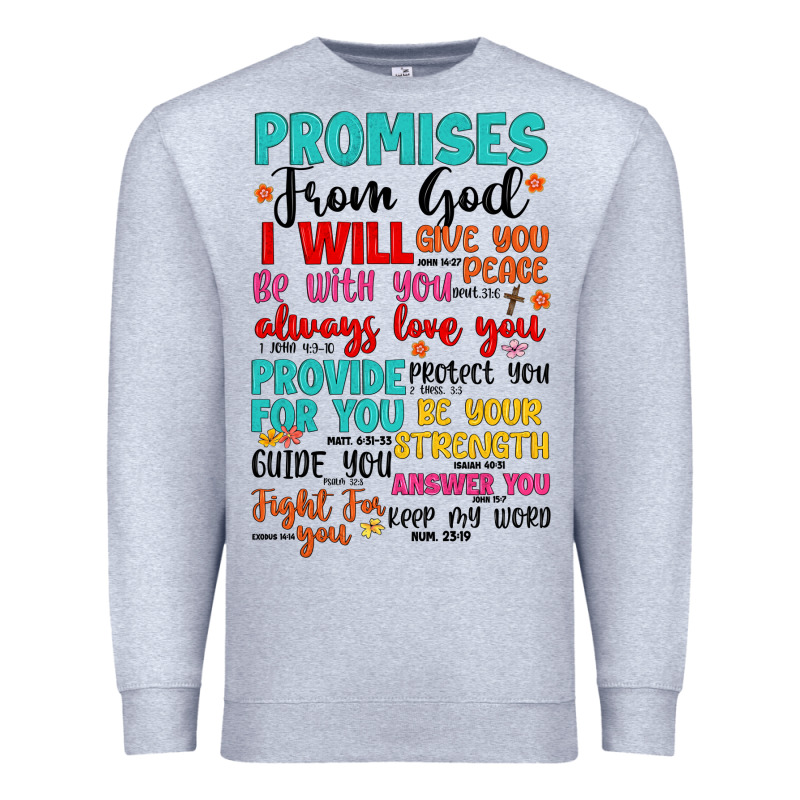 Promises From God Premium Sweatshirt by Artiststas | Teevron