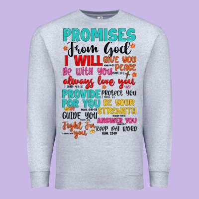 Promises From God Premium Sweatshirt Designed By Artiststas