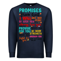 Navy promises from god Premium Sweatshirt - Artiststas
