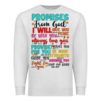 Oatmeal Heather promises from god Premium Sweatshirt - Artiststas