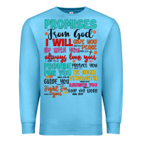 Ocean Blue promises from god Premium Sweatshirt - Artiststas